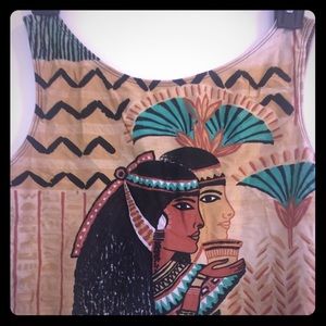 80’s workout Egyptian top bottoms.